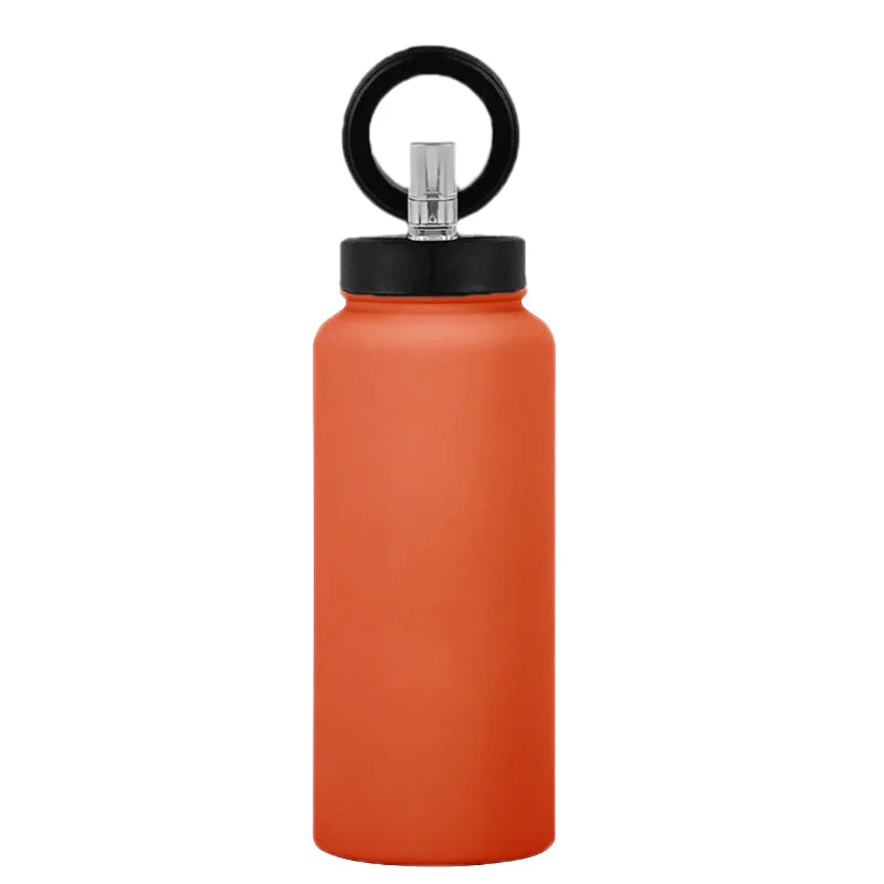 בקבוק עם מעמד מגנטי לטלפון