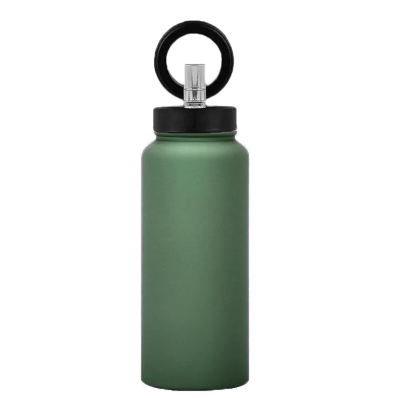 בקבוק עם מעמד מגנטי לטלפון