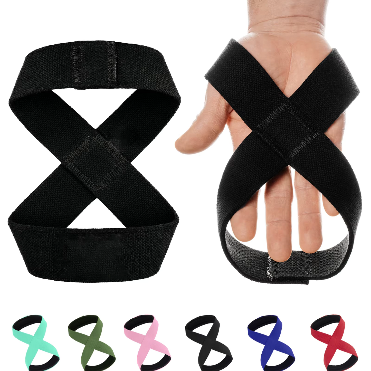 רצועות אחיזה בצורת 8