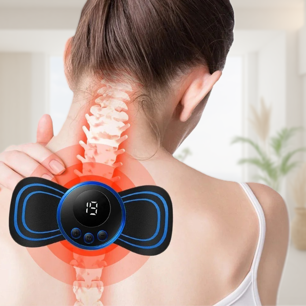 מעסה צוואר חשמלי עם שלט